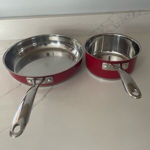 KitchenAid Red Stainless Steel Cookware